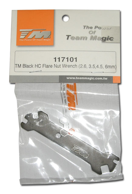 TM Black HC Flare Nut Wrench (2.6, 3.5, 4.5, 6mm)K 5701