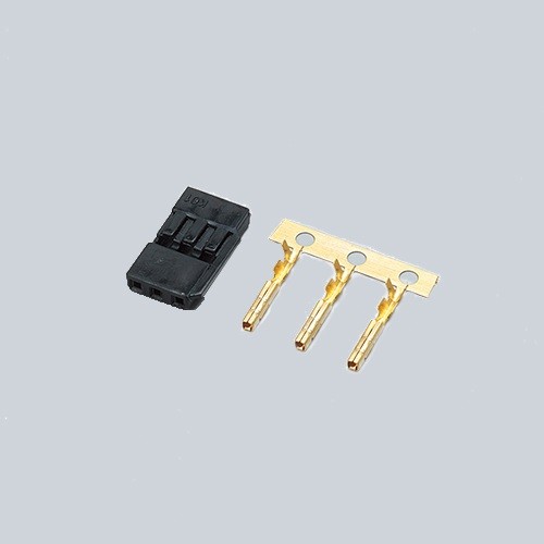 KO Propo 36511 - Servo Connector Plug Set (Black)  [KO-36511]