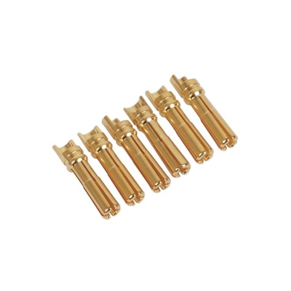 41002 Contacts or 4mm males pour batterie lipo