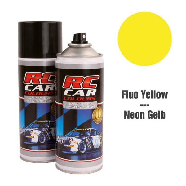 1007-Bombe de peinture Ã  Lexan 150ml - jaune fluo