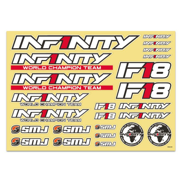 R8035 Planche de stickers Infinity white