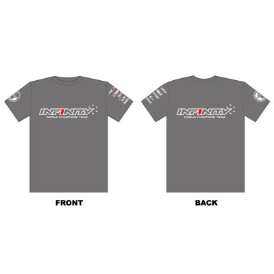 A0097XL T-shirt Infinity grey " 4 étoiles"