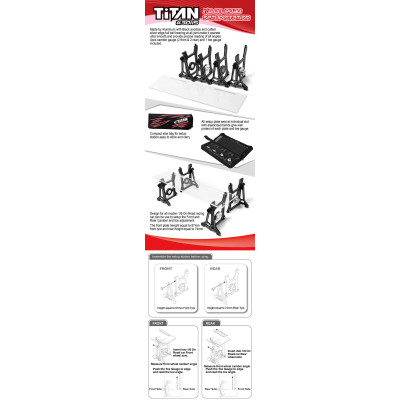 30115-V2 Titan 1/8 on road setup station pack 2022