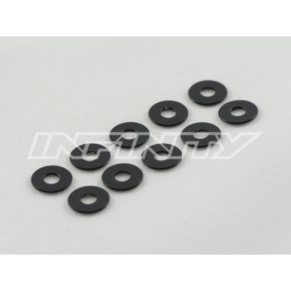 Entretoises noires 3x8x0.5mm 10pcs  A73805