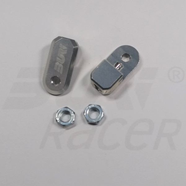 E21139-a adaptateur pivot avant (2) aluminium