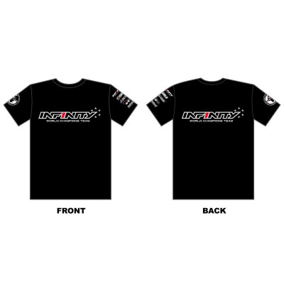 A0099S T-shirt Infinity Noir " 5 étoiles" S
